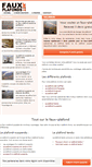 Mobile Screenshot of faux-plafonds.net